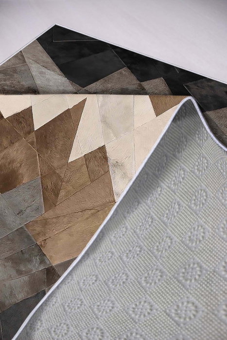 Conceptum Alfombra Multicolor 50 x 80 cm con Diseño 3D